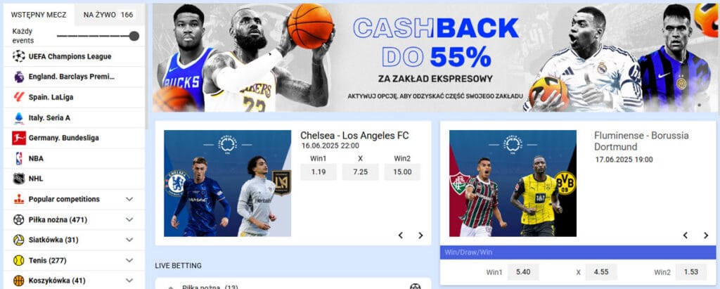 Zakłady sportowe w Spinamba